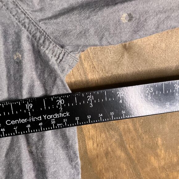 PrAna Mens Shirt Gray Slim Fit Casual Button Down Collared Long Sleeve Large - Picture 7 of 11